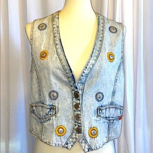 Vintage Jordache Denim Vest
